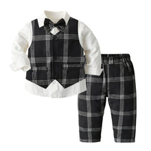 Load image into Gallery viewer, Boys Formal 3-Piece Suit with Bow Tie
