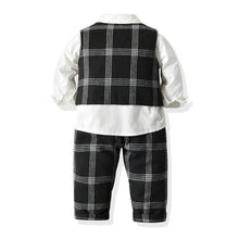 Load image into Gallery viewer, Boys Formal 3-Piece Suit with Bow Tie
