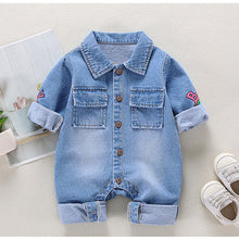 Load image into Gallery viewer, Eva Denim Romper
