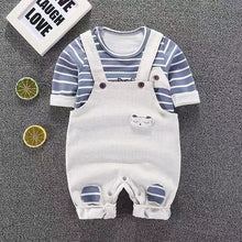 Load image into Gallery viewer, Boys Long Sleeved Dungaree Set
