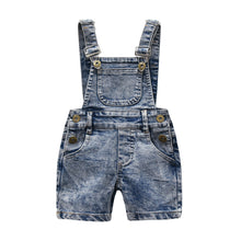 Load image into Gallery viewer, Unisex Denim Dungaree
