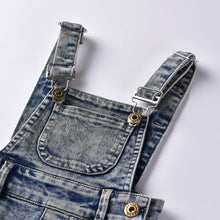 Load image into Gallery viewer, Unisex Denim Dungaree
