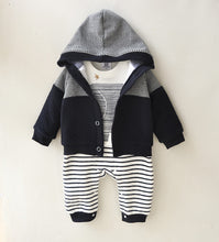 Load image into Gallery viewer, Boys Winter Romper Set
