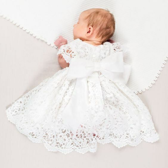 Baptism dress set for baby girl best sale