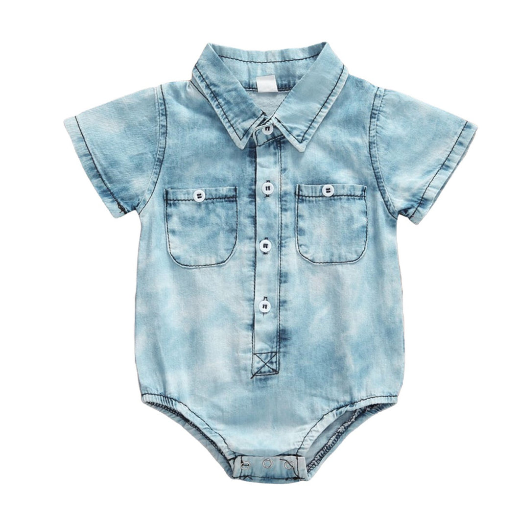 Charlie Denim Romper