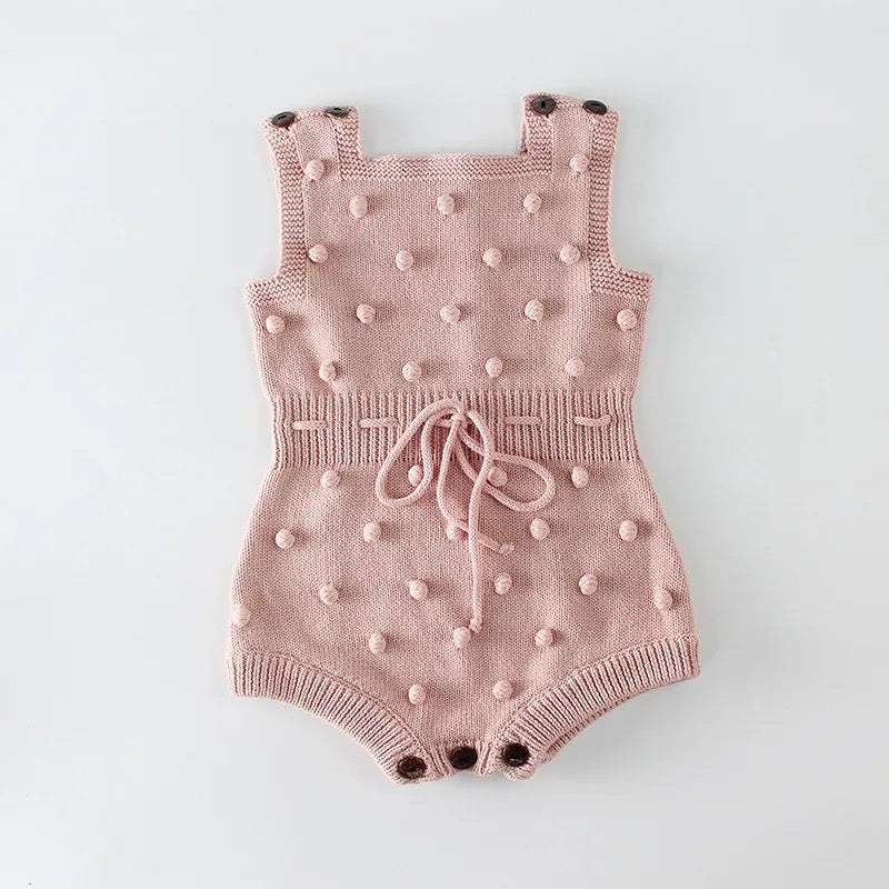 Olivia Knit Bobble Romper