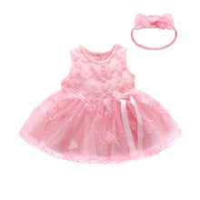 Load image into Gallery viewer, Rose Dress and Headband Set
